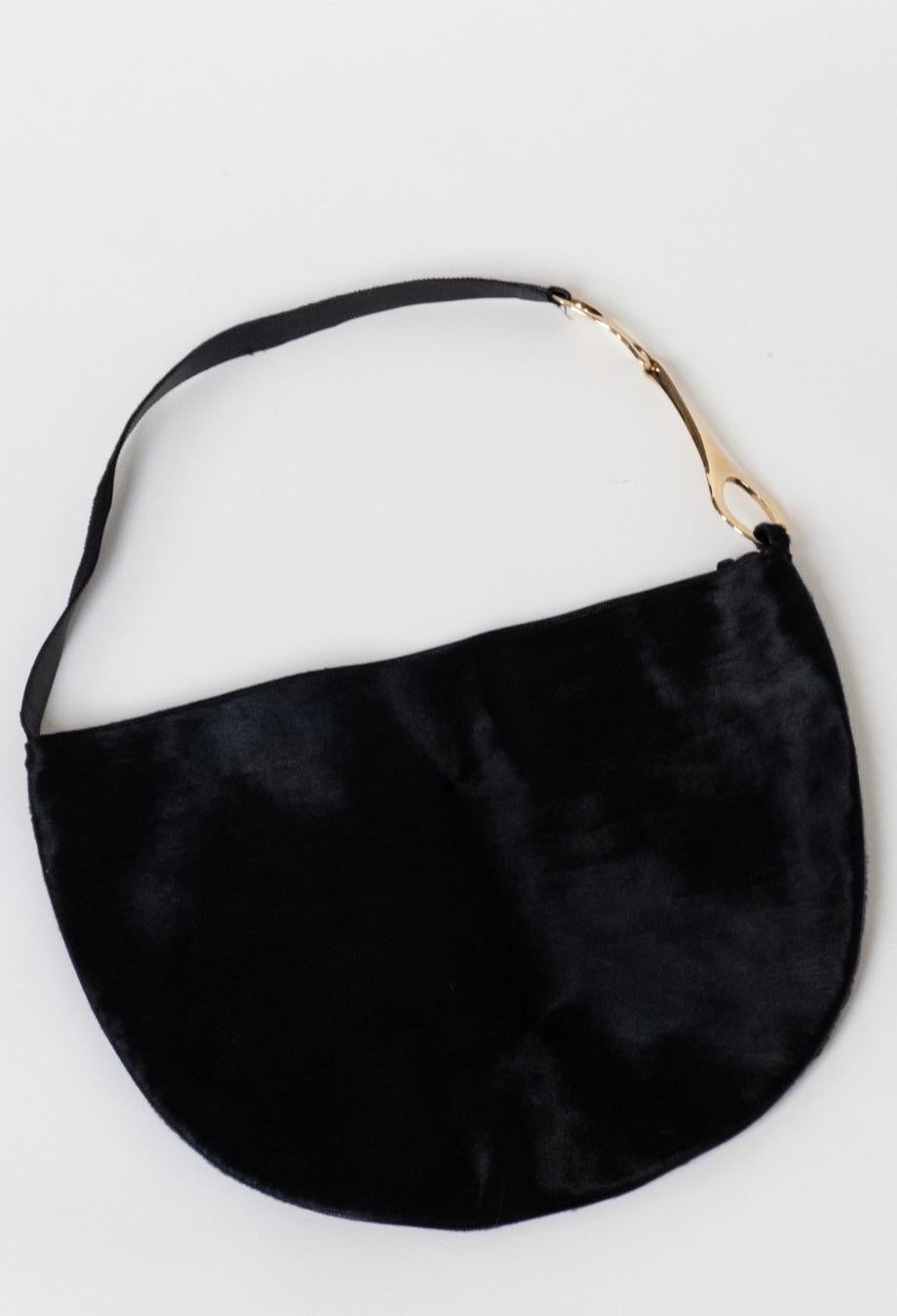 Gucci Tom Ford for Gucci Era FW 1996 RUNWAY Horsebit Pony Hair JUMBO Bag en vente 1