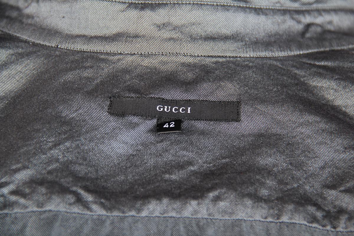 Gucci (Ära Tom Ford) Hemd / Bluse 1990er Jahre Seidenhemd im Angebot 5
