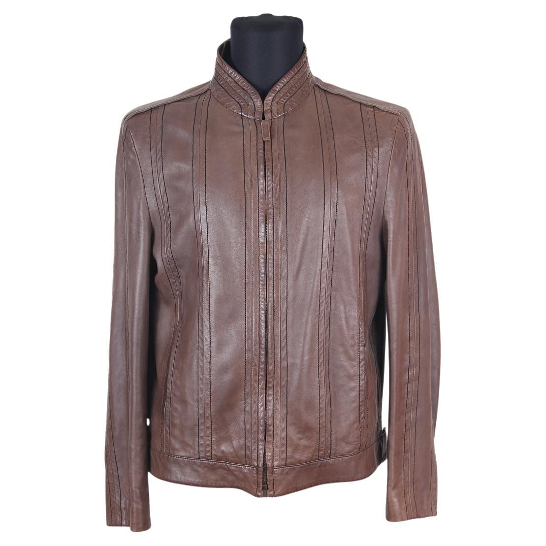 Gucci (Ära Tom Ford) Vintage-Lederjacke