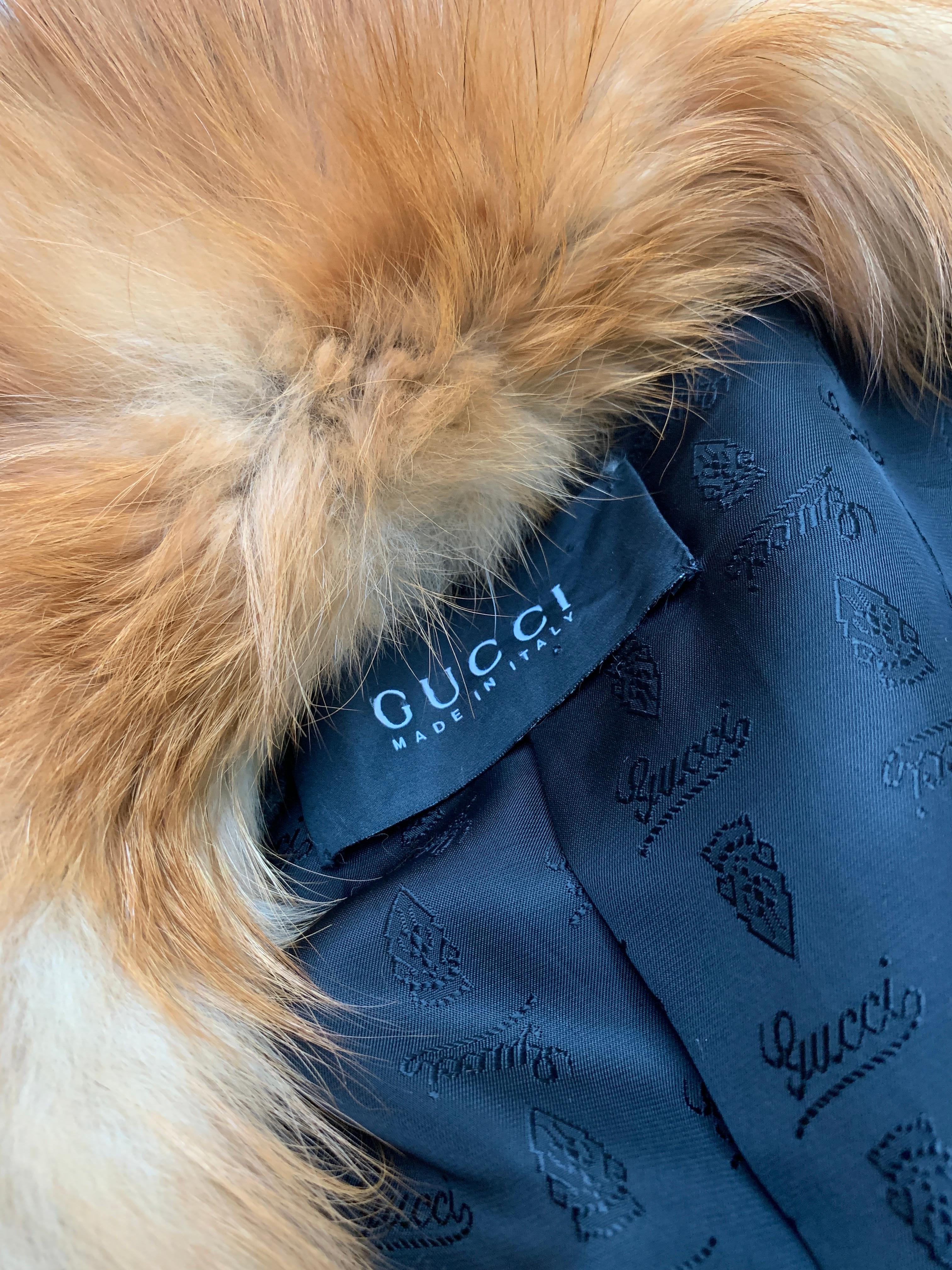 Tom Ford for Gucci fox fur coat 12
