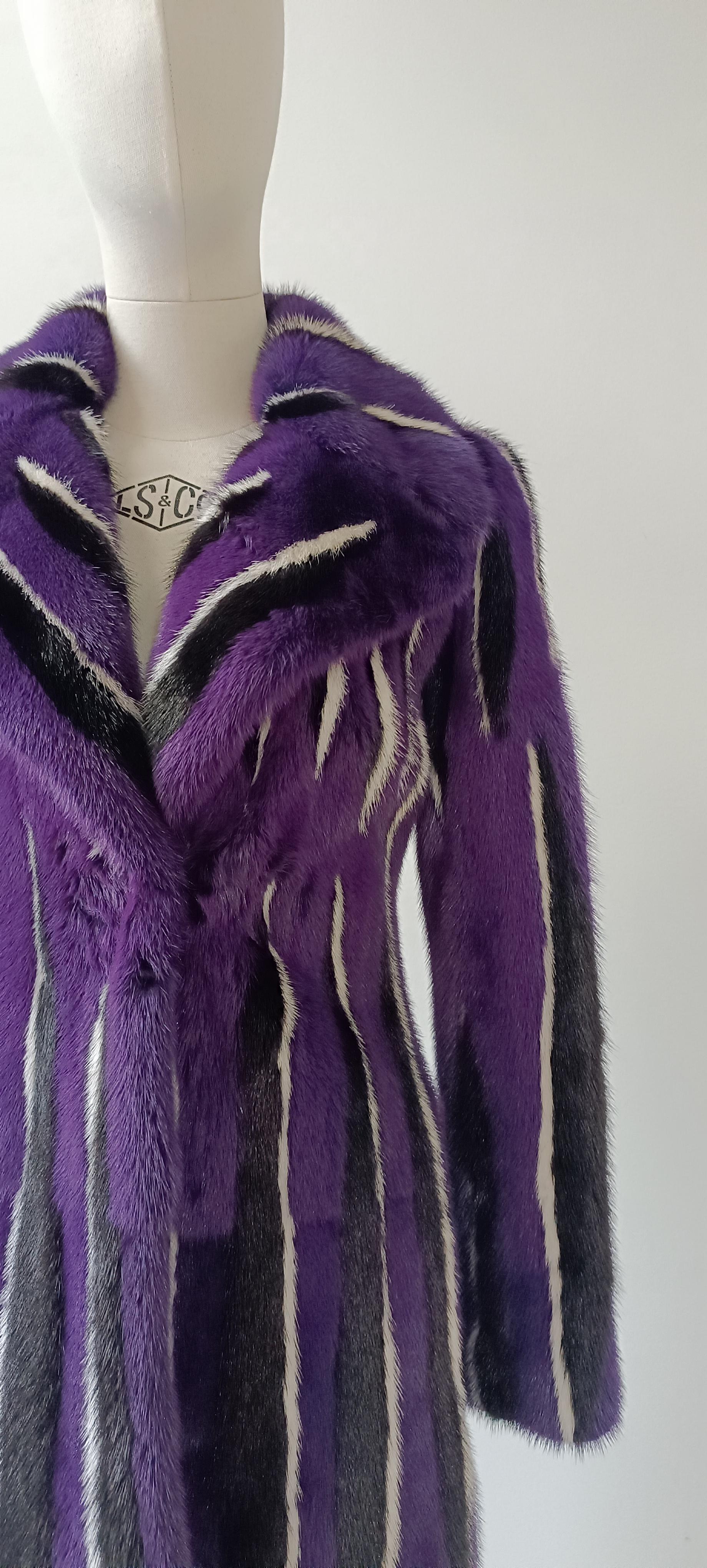 Black Gucci Tom Ford fur mink coat For Sale