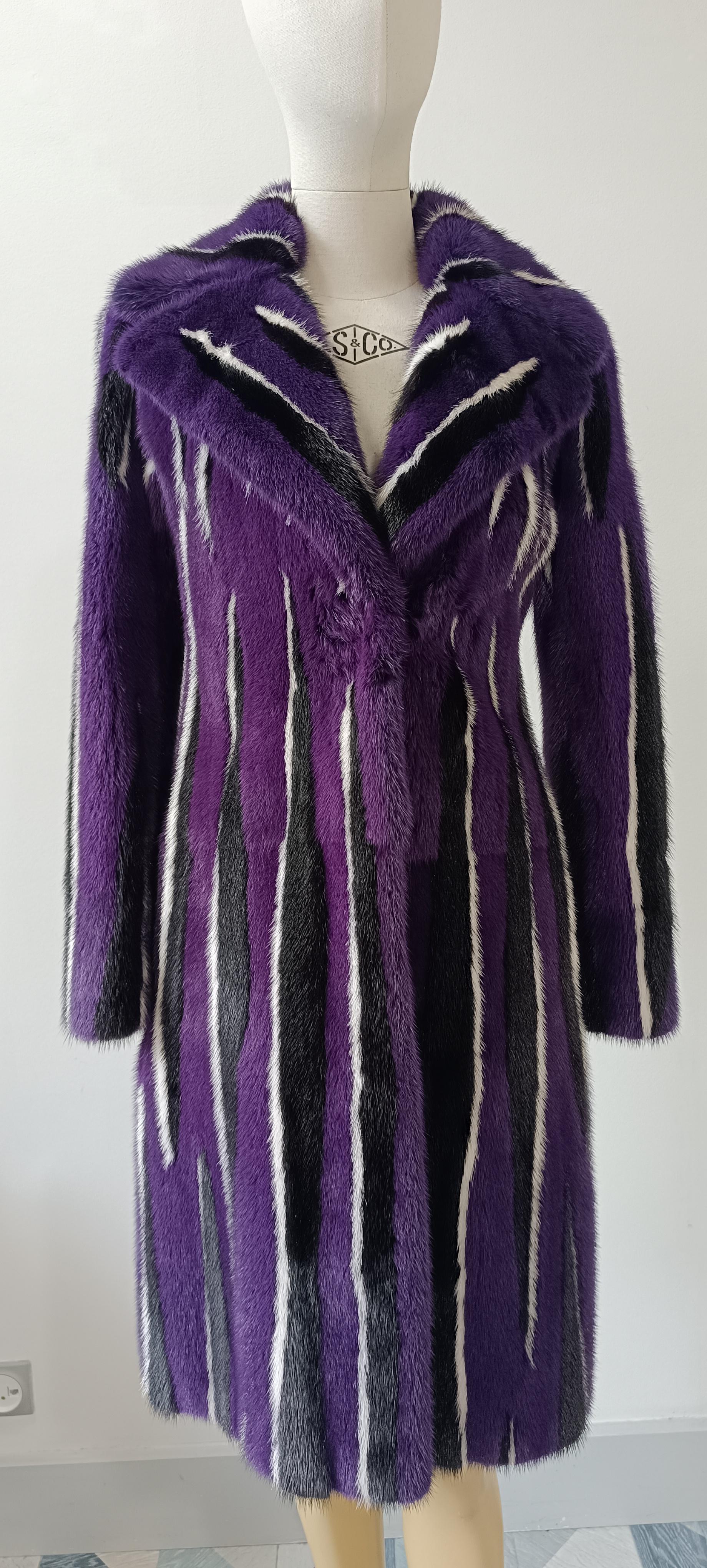 Gucci Tom Ford fur mink coat In Excellent Condition For Sale In Алматинский Почтамт, KZ