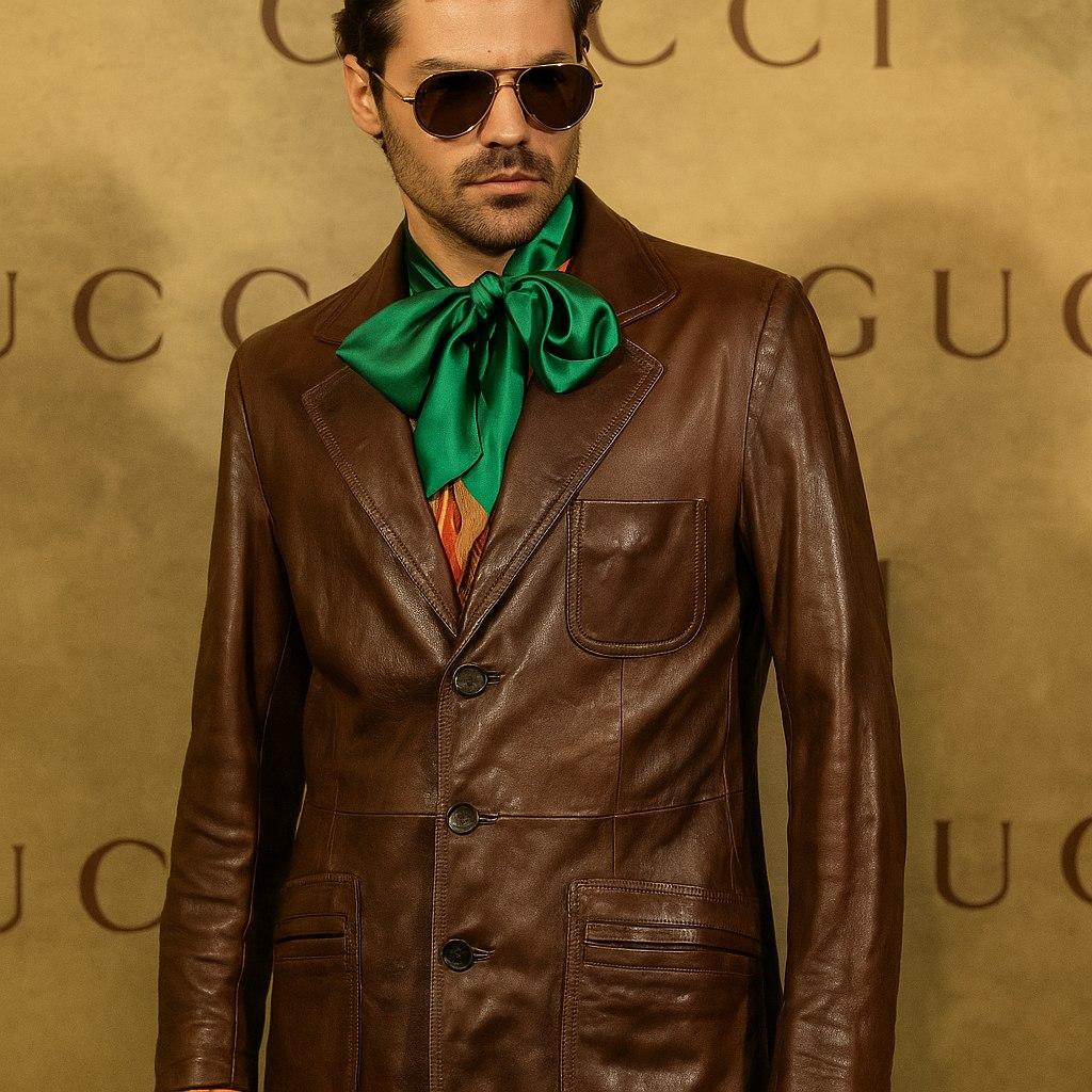 Giacca in pelle Tom Ford for Gucci in vendita 2