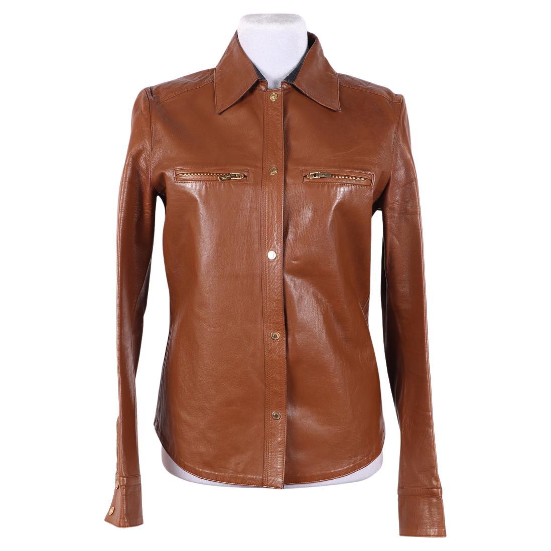 Gucci Tom Ford leather shirt
