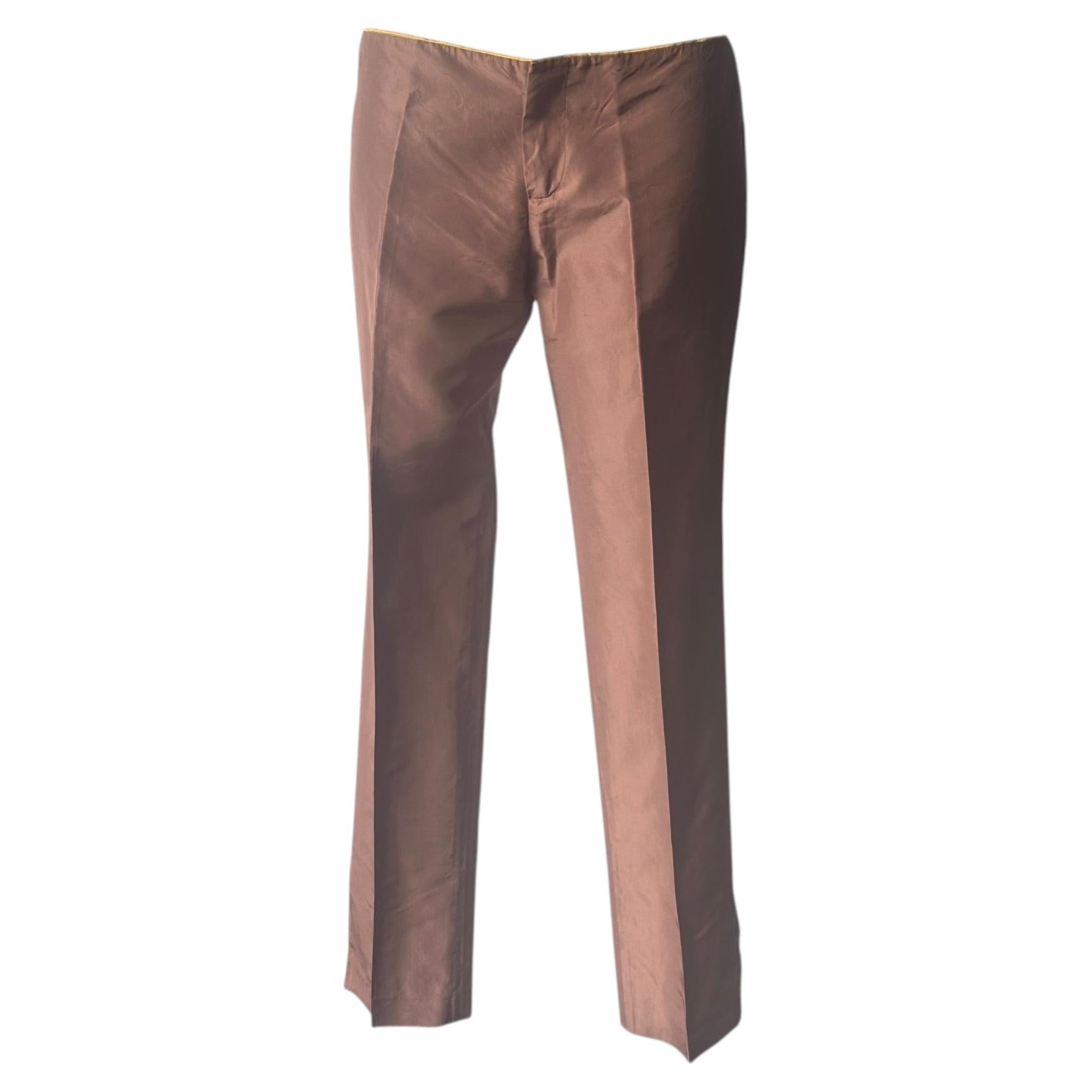 Gucci Tom Ford Seidenhose aus dem Jahr 2004 in sehr gutem Zustand