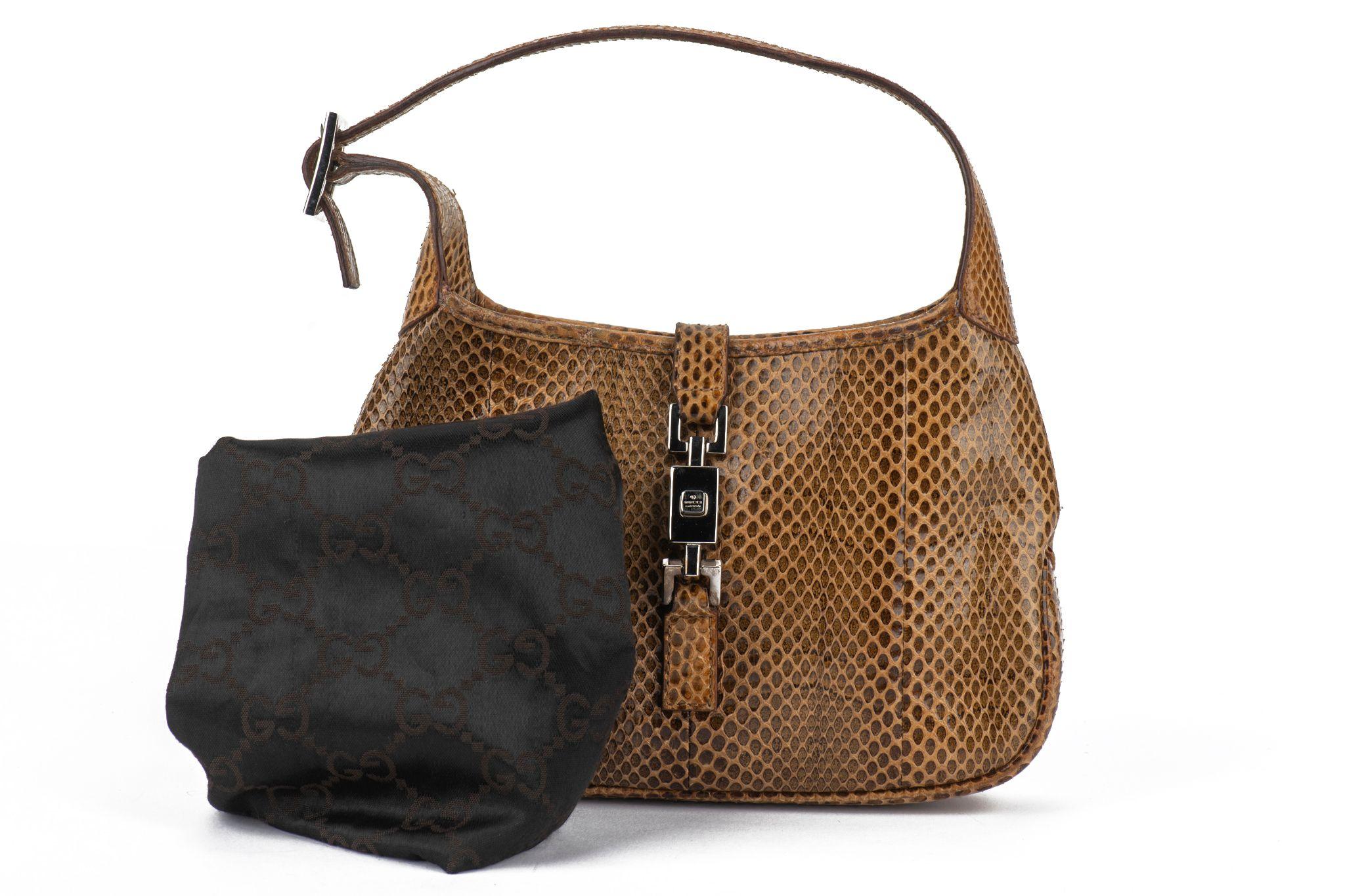 Gucci Tom Ford Python Mini Jackie Bag For Sale 9