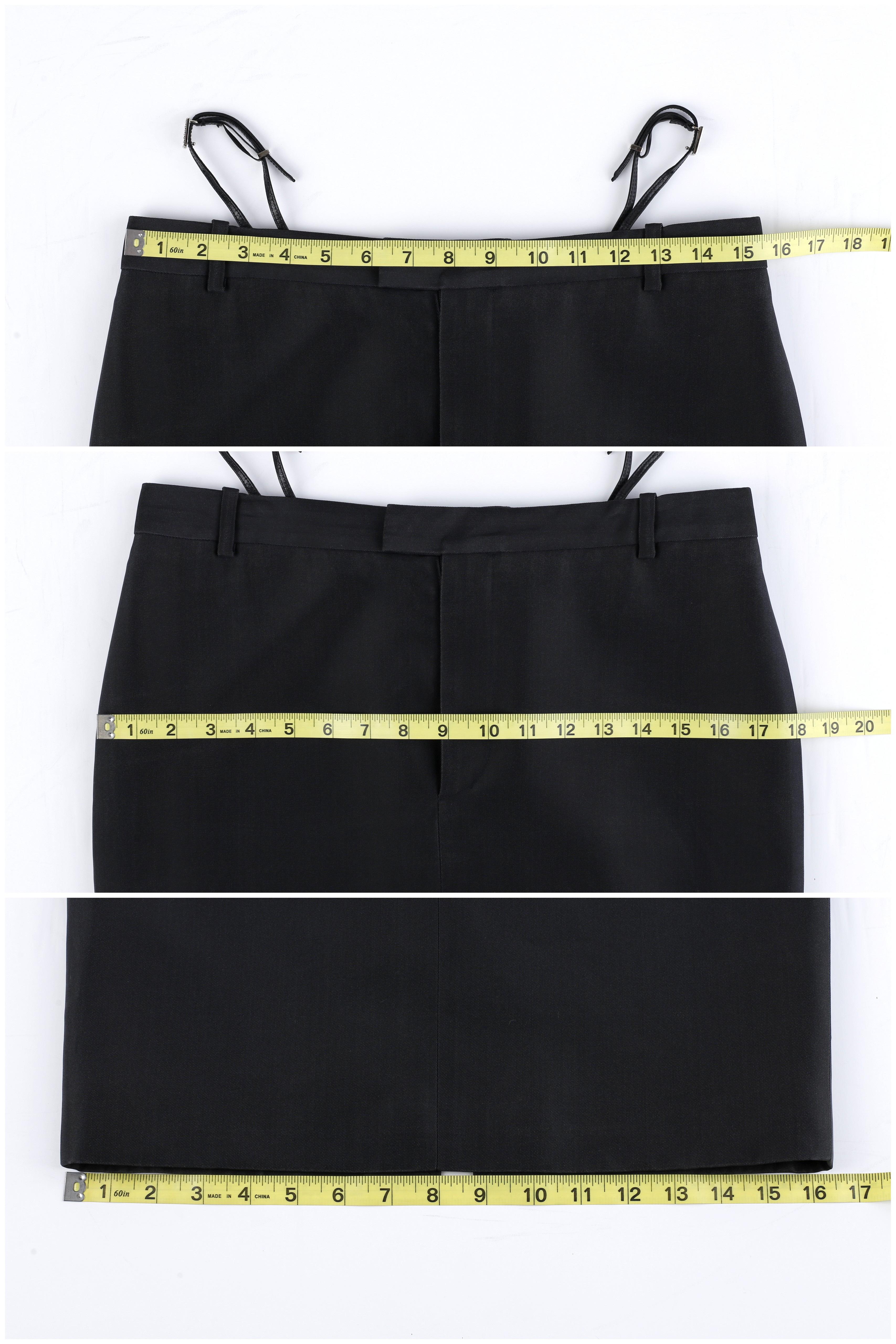 Gucci Tom Ford S/S 1998 Swarovski Crystal G-String Pencil Skirt GG Monogram Bra 9