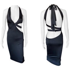 Tom Ford for Gucci - P/E 2005 - Abito nero con ritaglio e Bodycon