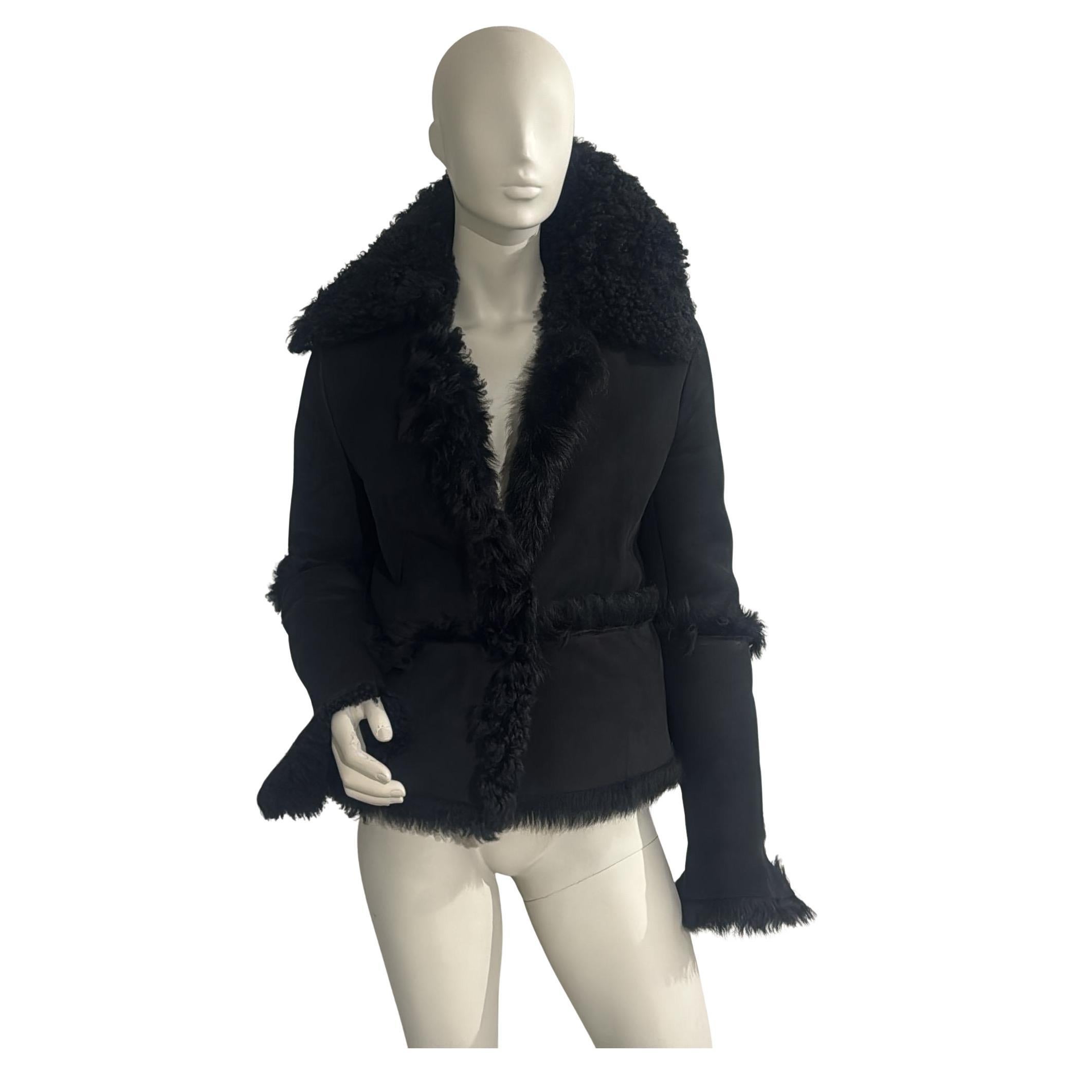 Gucci tom ford shearling jacket in vendita
