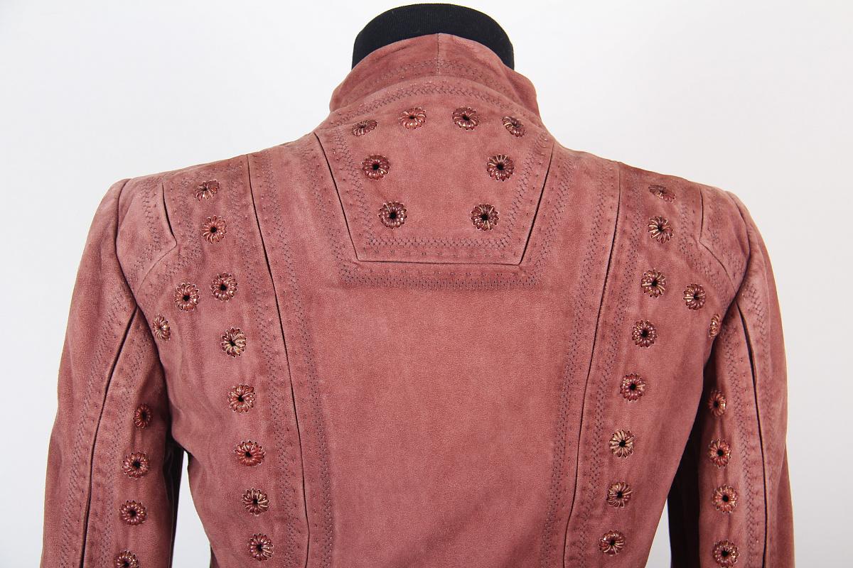 Giacca in pelle scamosciata Gucci SS 2005 in vendita 1