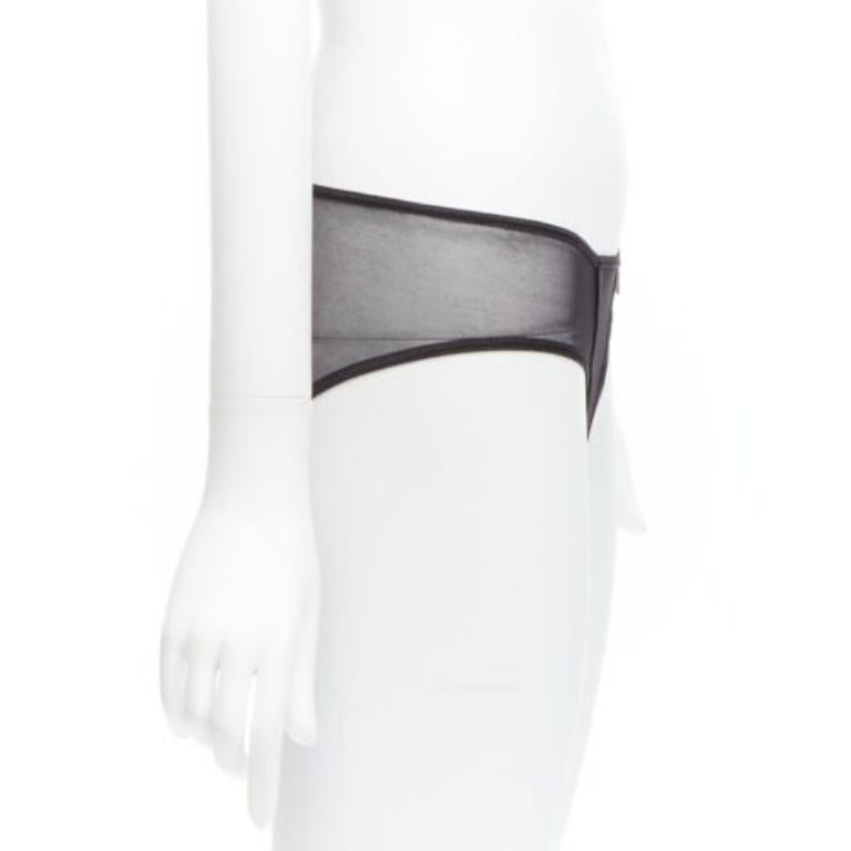 GUCCI Tom Ford Vintage crystal G logo sheer bottom underwear S In New Condition In Hong Kong, NT