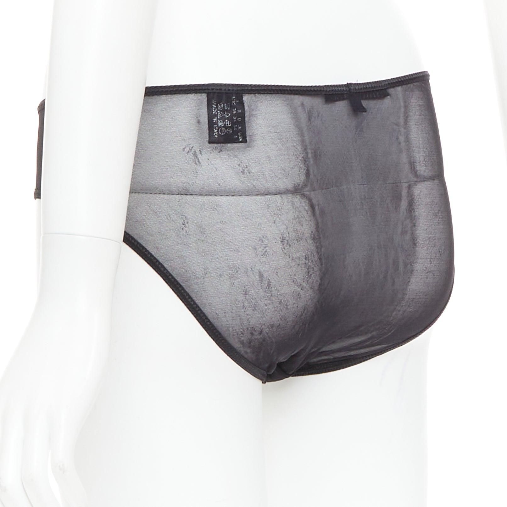 GUCCI Tom Ford Vintage crystal G logo sheer bottom underwear S For Sale 1