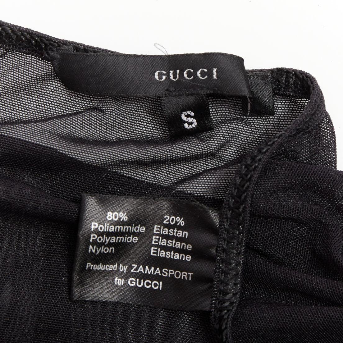GUCCI Tom Ford Vintage crystal G logo sheer bottom underwear S For Sale 3