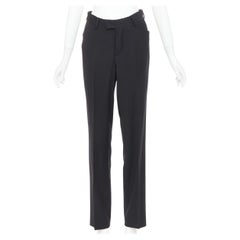 GUCCI Tom Ford Wool High Waisted Trousers IT38 XS