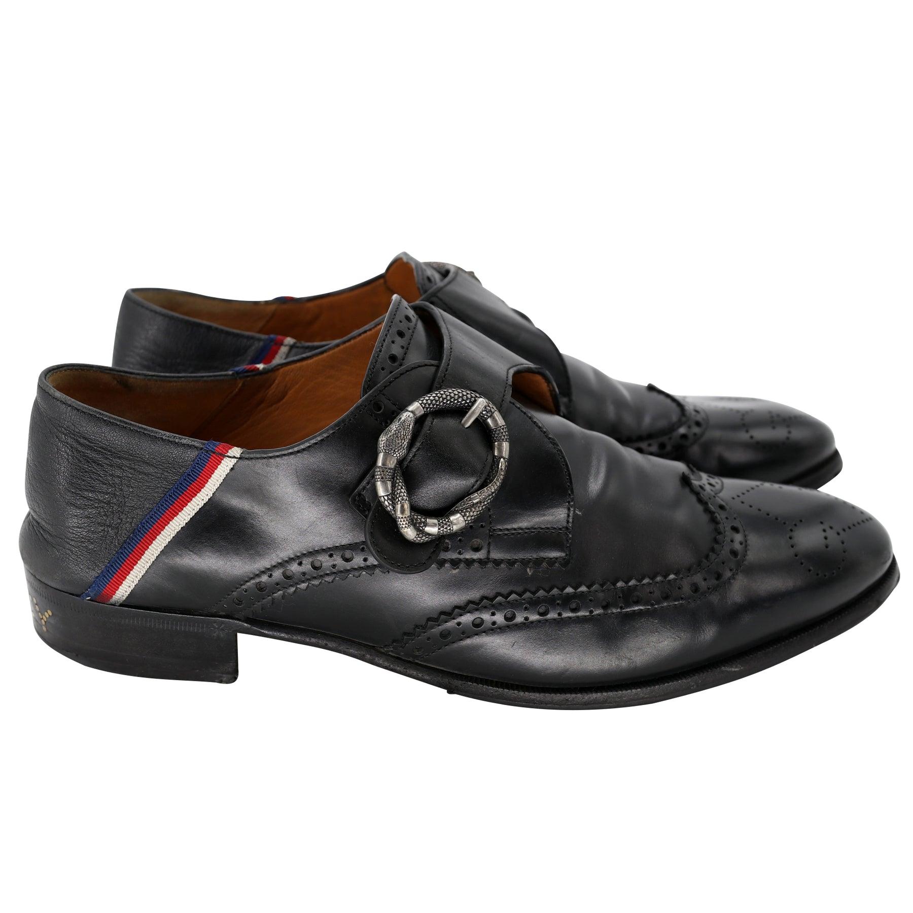 gucci buckle loafers
