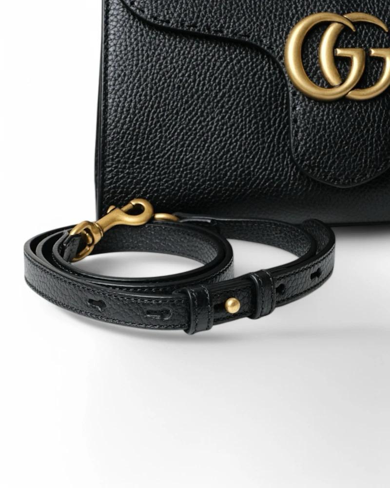 Gucci Top Handle Marmont Medium Black 6