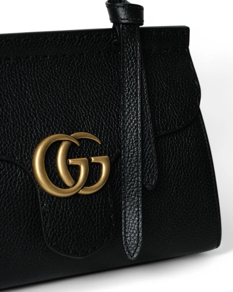 Gucci Top Handle Marmont Medium Black 8