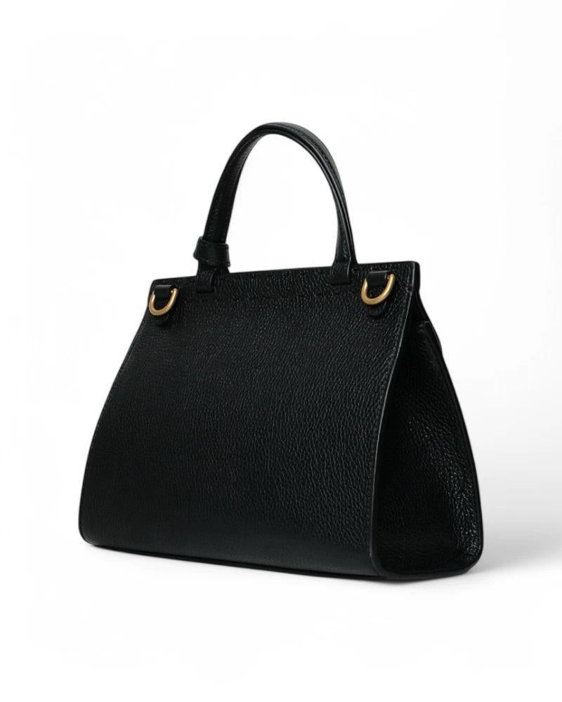 Gucci Top Handle Marmont Medium Black 2