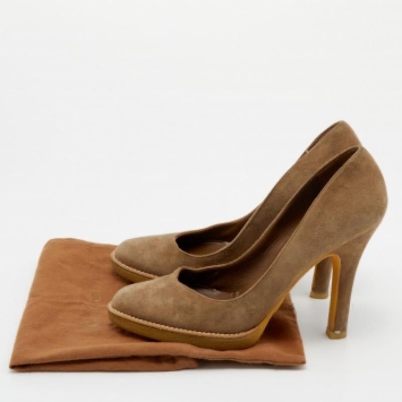 Gucci Tortilla Brown Wildleder Pumps Größe 36.5 Damen im Angebot