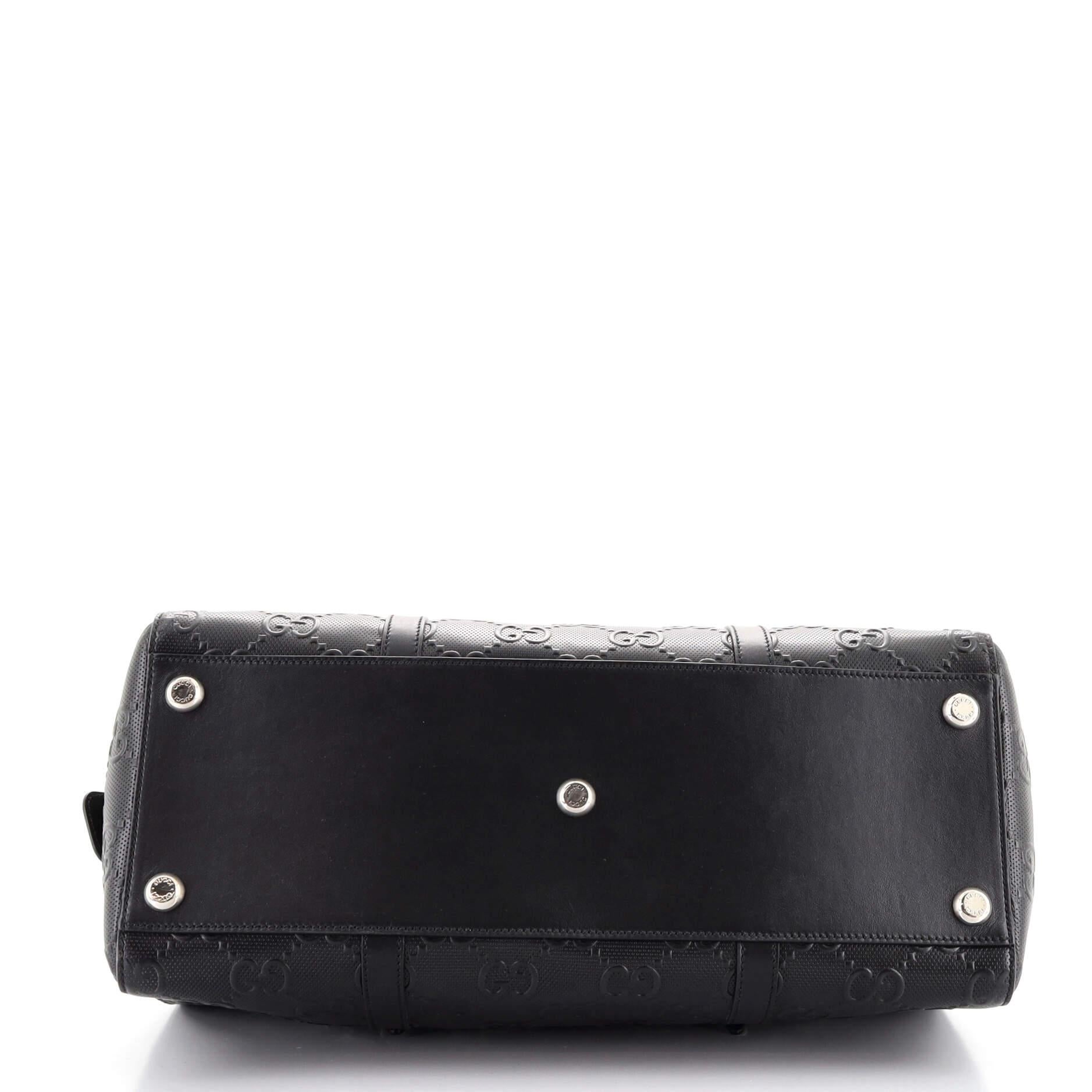 Women's or Men's Gucci Tote Bag GG Embossed Perforated Leather