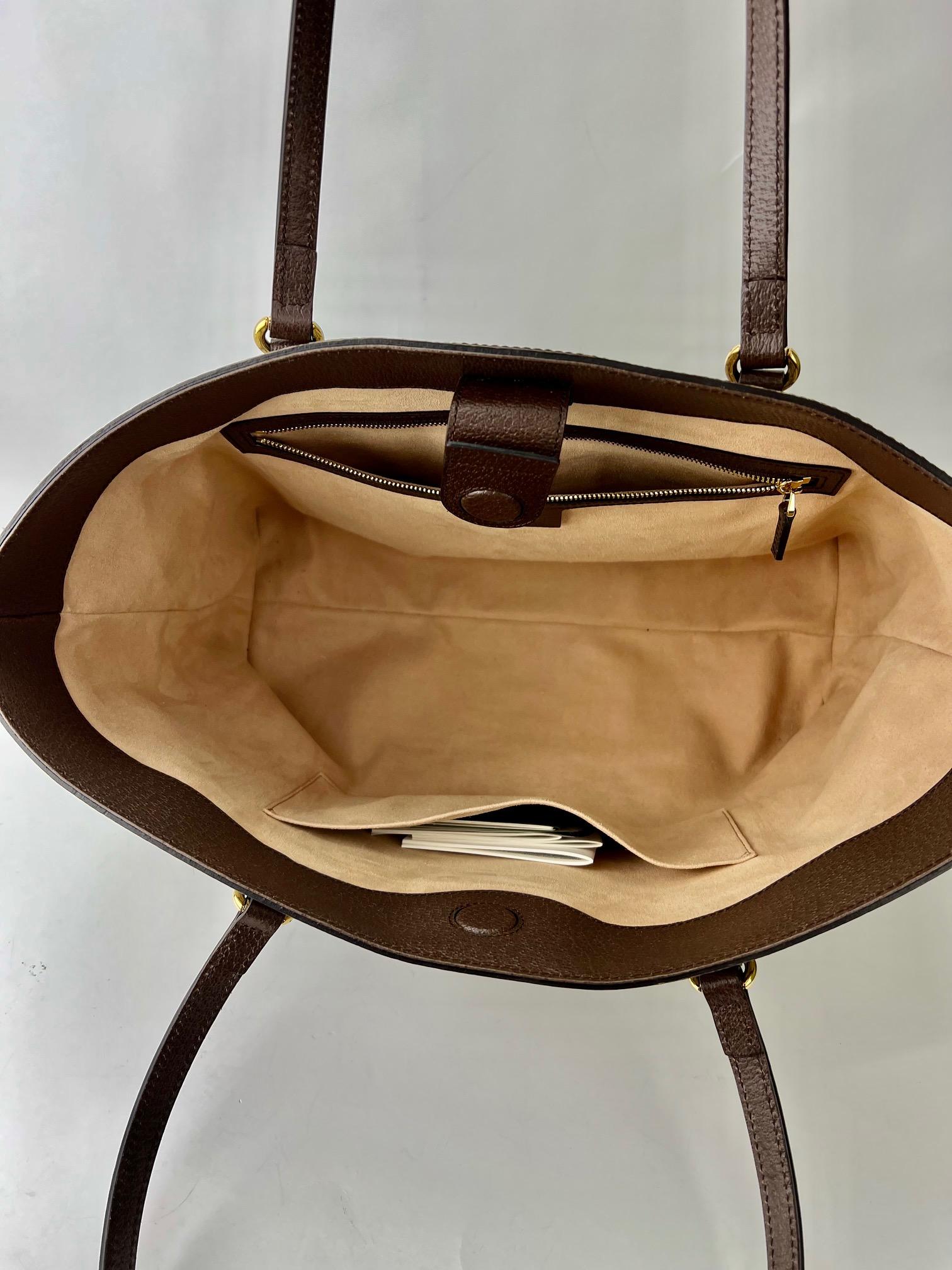 Gucci Tote Ophidia Medium GG Supreme Tote Bag Supreme Canvas Web Hand Bag  4