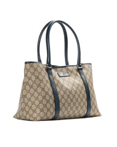 Gucci Tote Rectangular Medium GG Supreme Blue