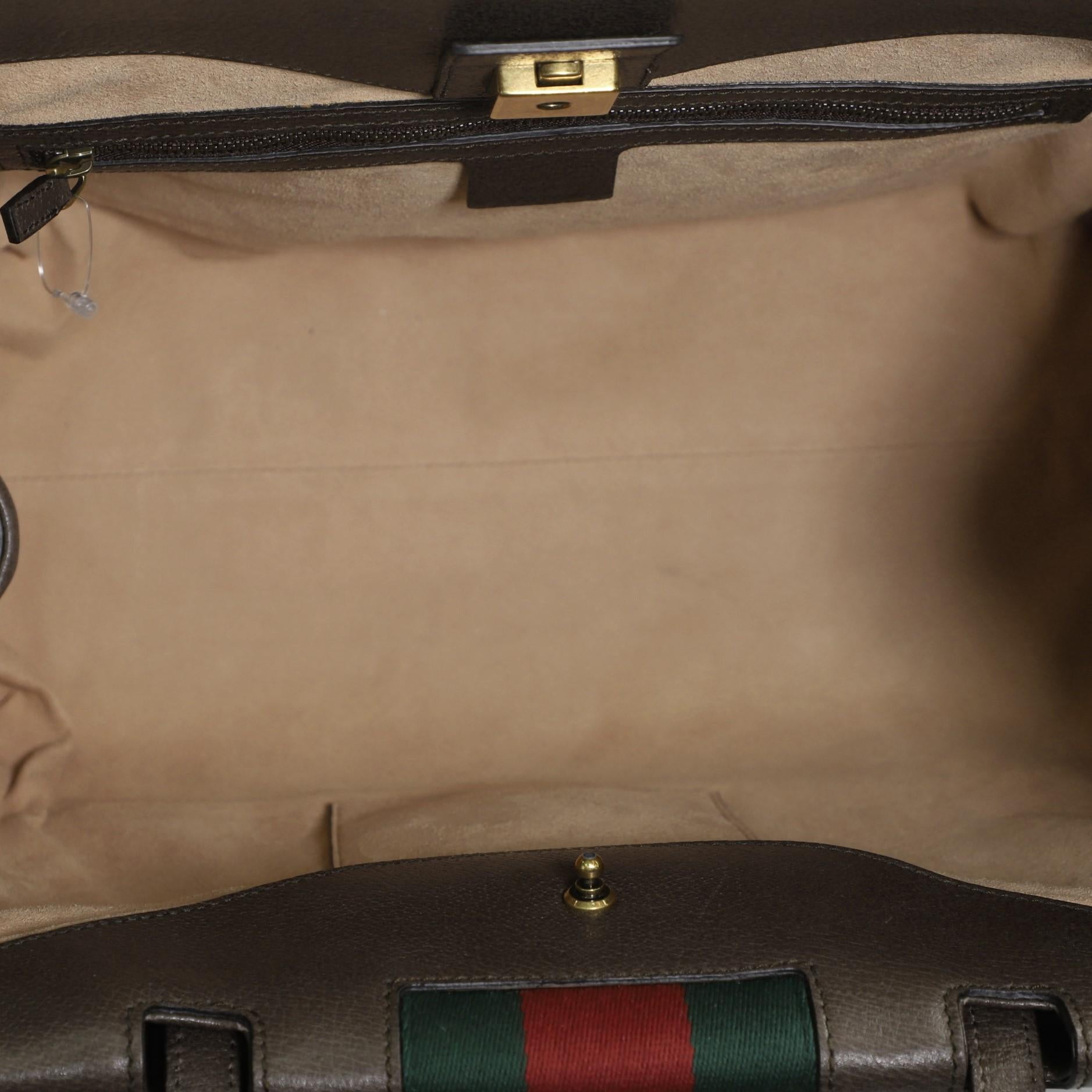 Women's or Men's Gucci Totem Top Handle Bag Leather Large 