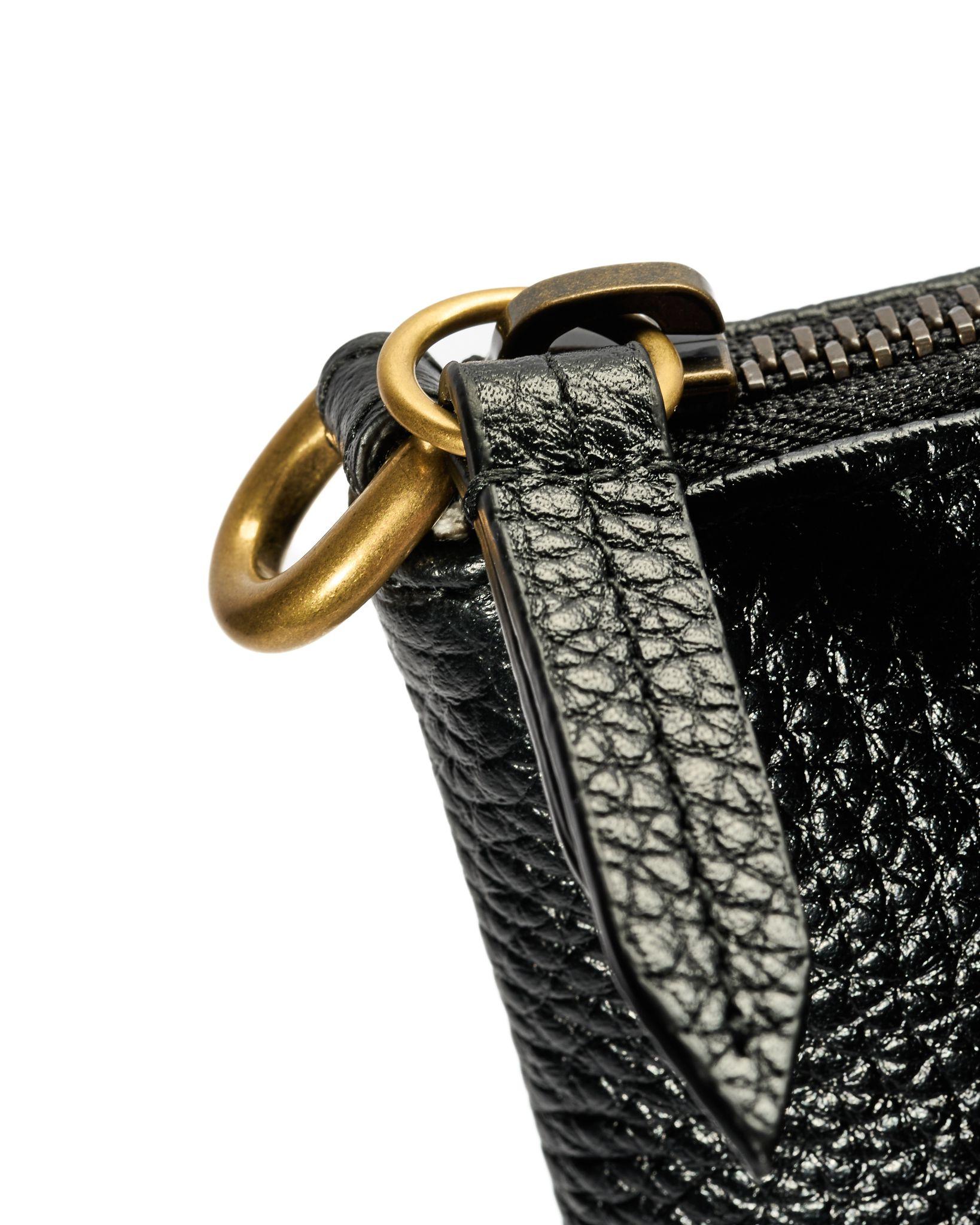 Gucci GG Marmont Grained Bandolera Negro en venta 6