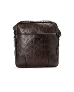 Gucci Shoulder Bag Man GG Guccissima Brown