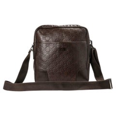 Gucci Shoulder Bag Man GG Guccissima Brown