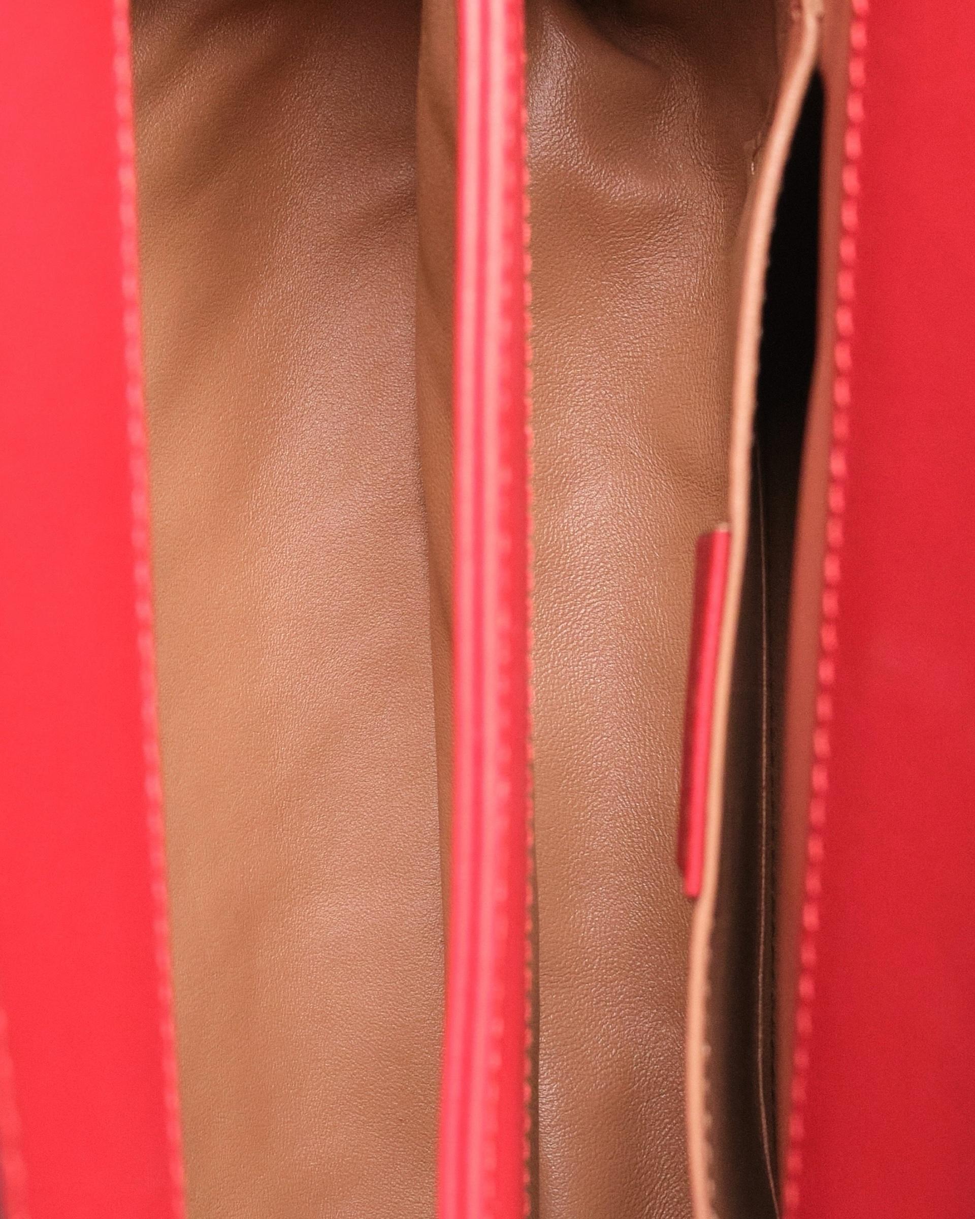 Gucci Ophidia Python Shoulder Bag Red For Sale 7