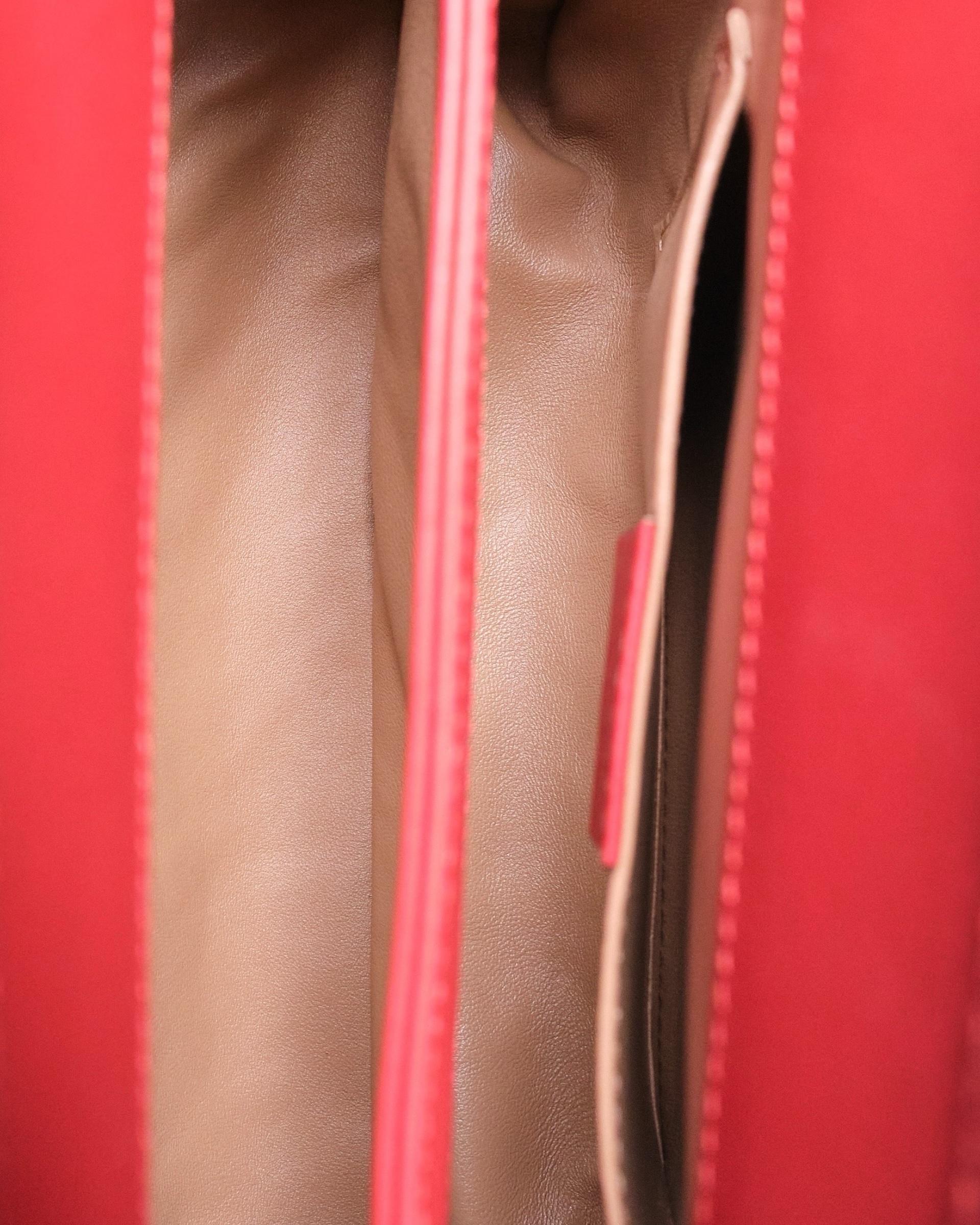 Gucci Ophidia Python Shoulder Bag Red For Sale 8