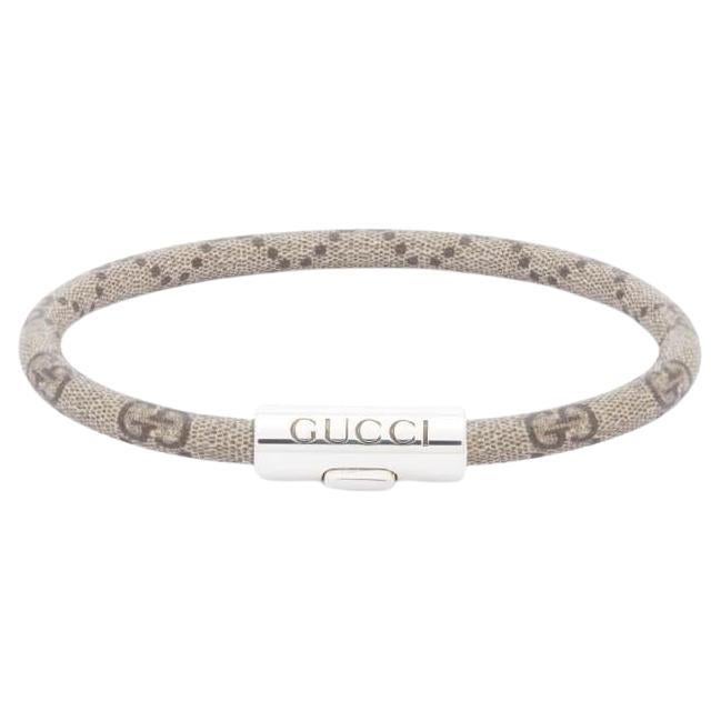 Gucci Trademark Bracelet Size 19 YBA797156001 For Sale