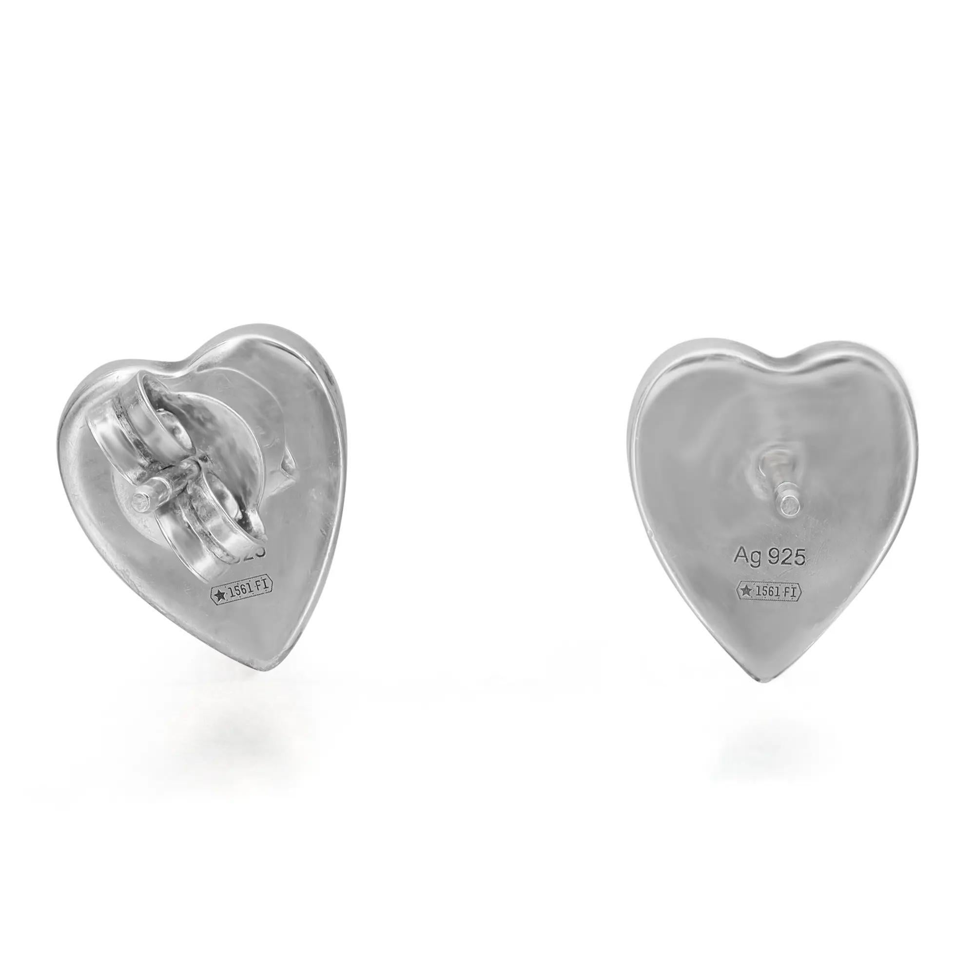 heart shaped gucci earrings