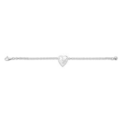 Gucci Trademark Silver Bracelet with Key YBA796345001