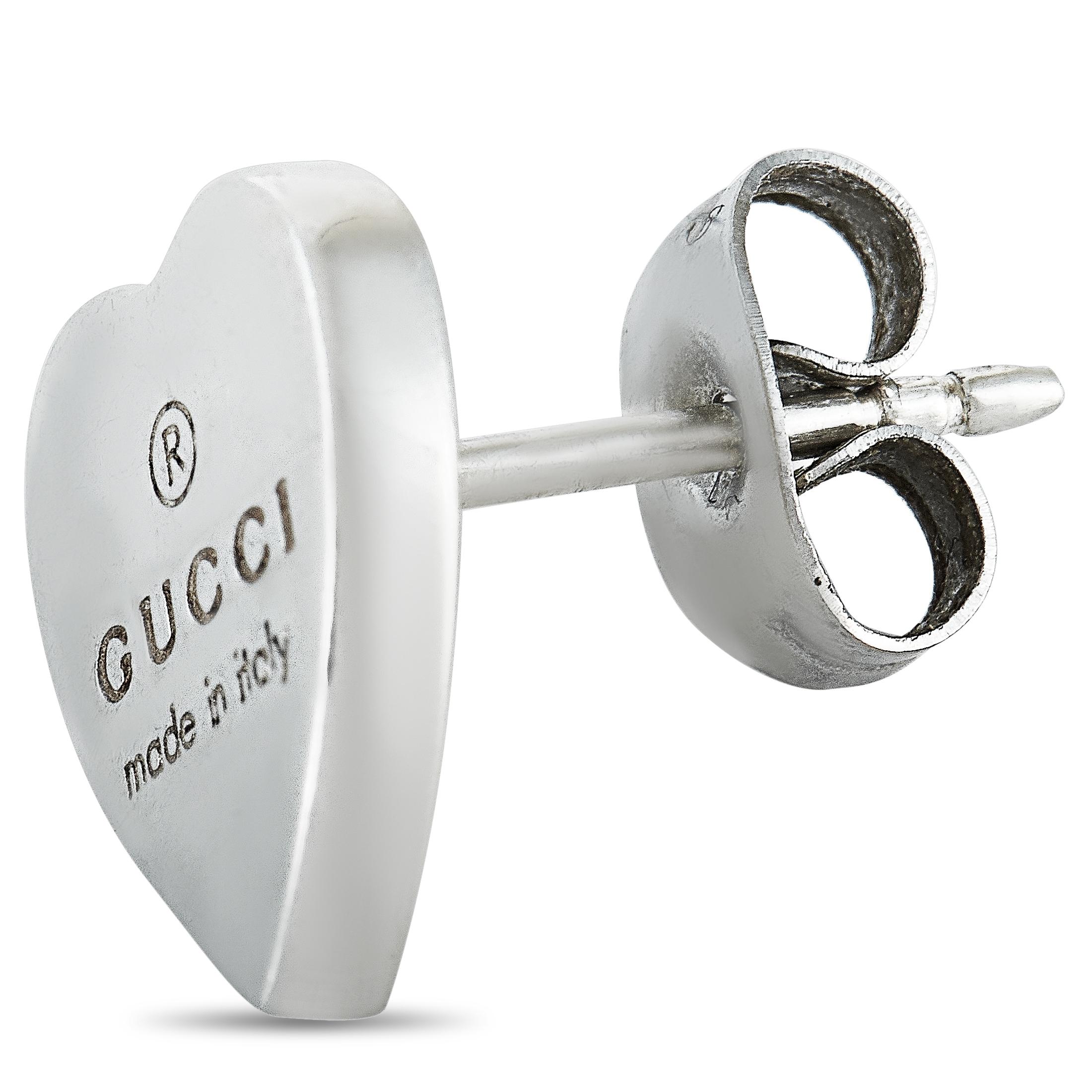 Gucci Heart Earrings - 2 For Sale on 1stDibs