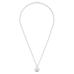 Gucci Trademark Sterling Silver Necklace YBB779175001