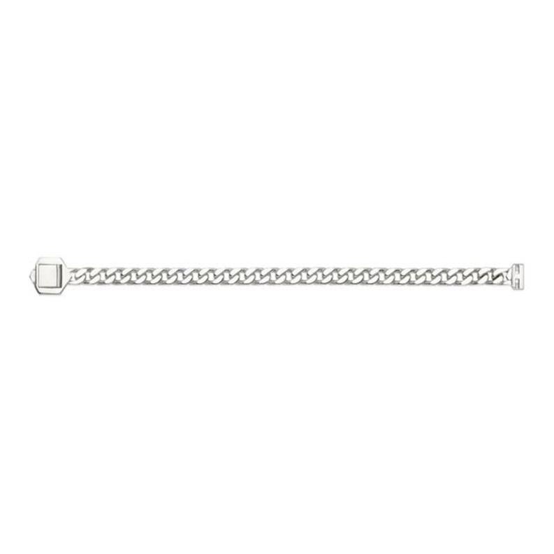Gucci Trademark breites Gliederarmband aus Sterlingsilber YBA779173001 im Zustand „Neu“ im Angebot in Wilmington, DE