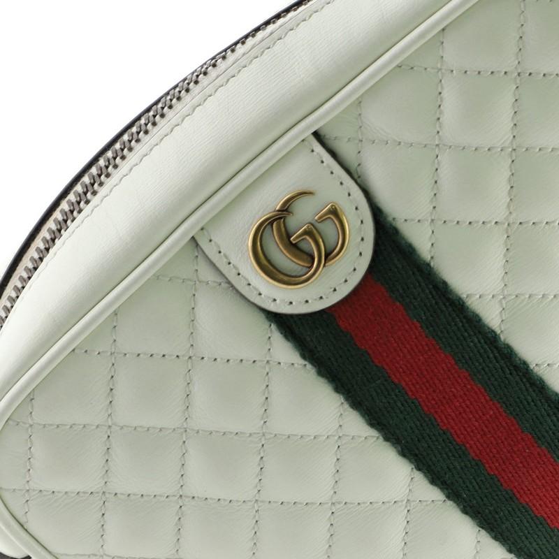Gucci Trapuntata Camera Bag Quilted Leather Mini In Good Condition In NY, NY