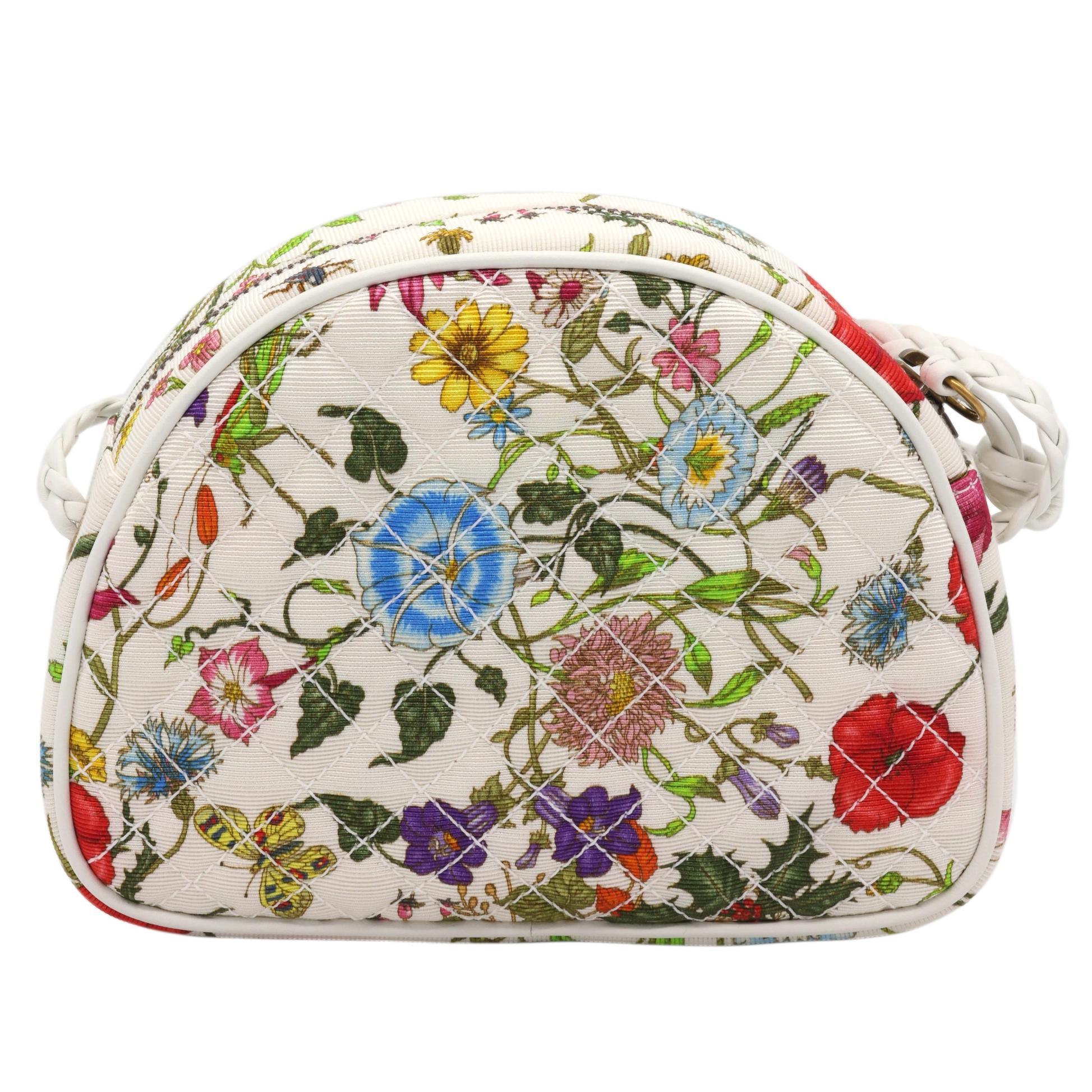 gucci floral crossbody bag