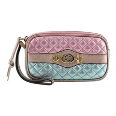 Gucci Trapuntata Armband aus gestepptem:: laminiertem Leder