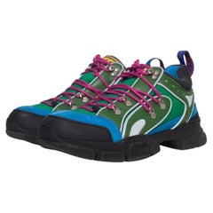 Gucci, trek sneakers in green