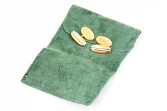 Gucci Tri Color Gold Oval Cufflinks