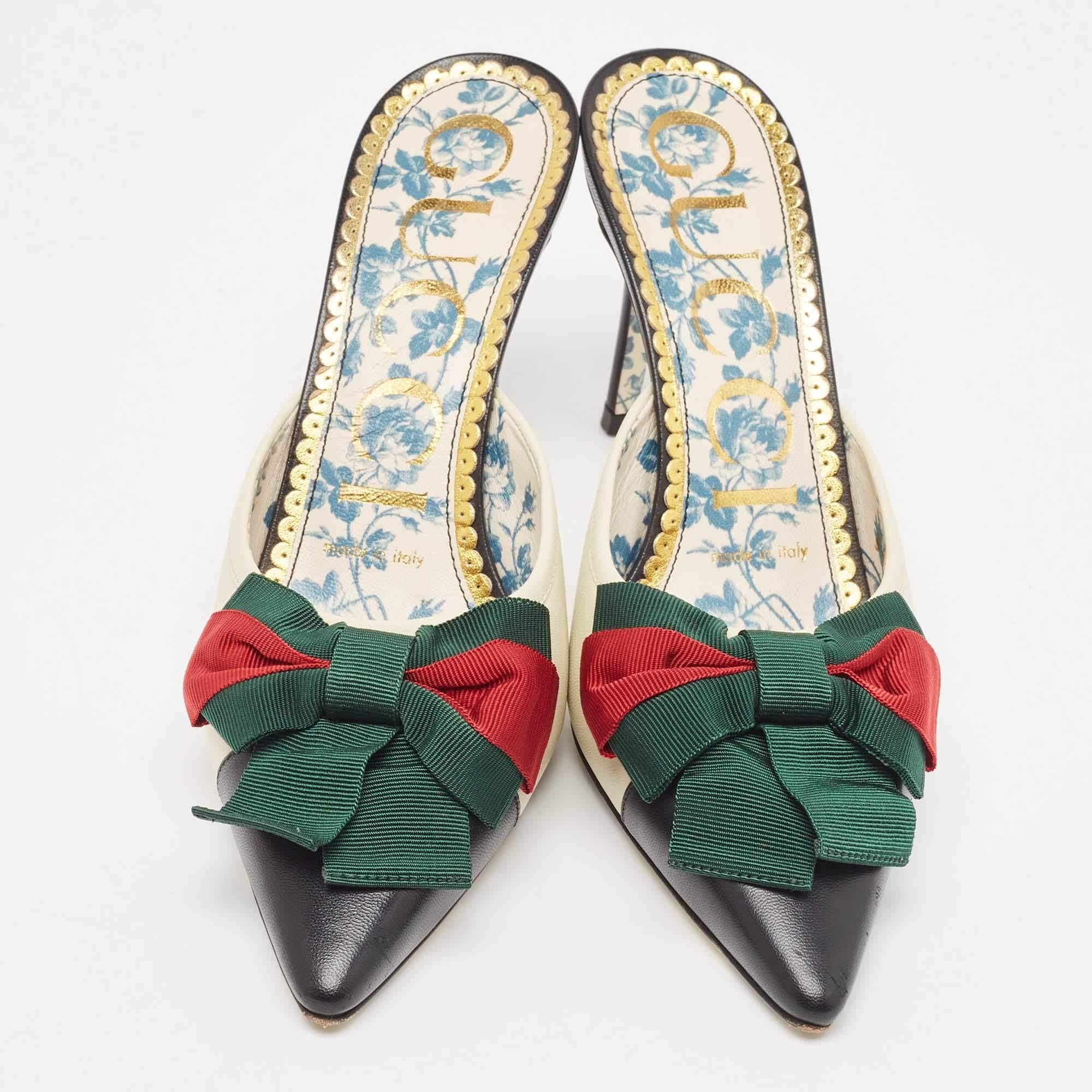 Complement your well-put-together outfit with these authentic Gucci heels. Timeless and classy, they have an amazing construction for enduring quality and comfortable fit.

Includes: Original Dustbag

