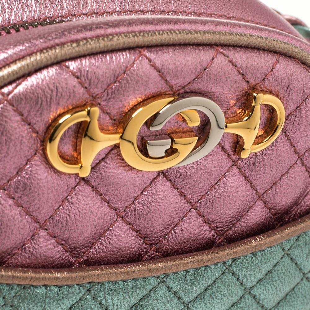 Gucci Tri Color Quilted Leather Mini Trapuntata Crossbody Bag 5