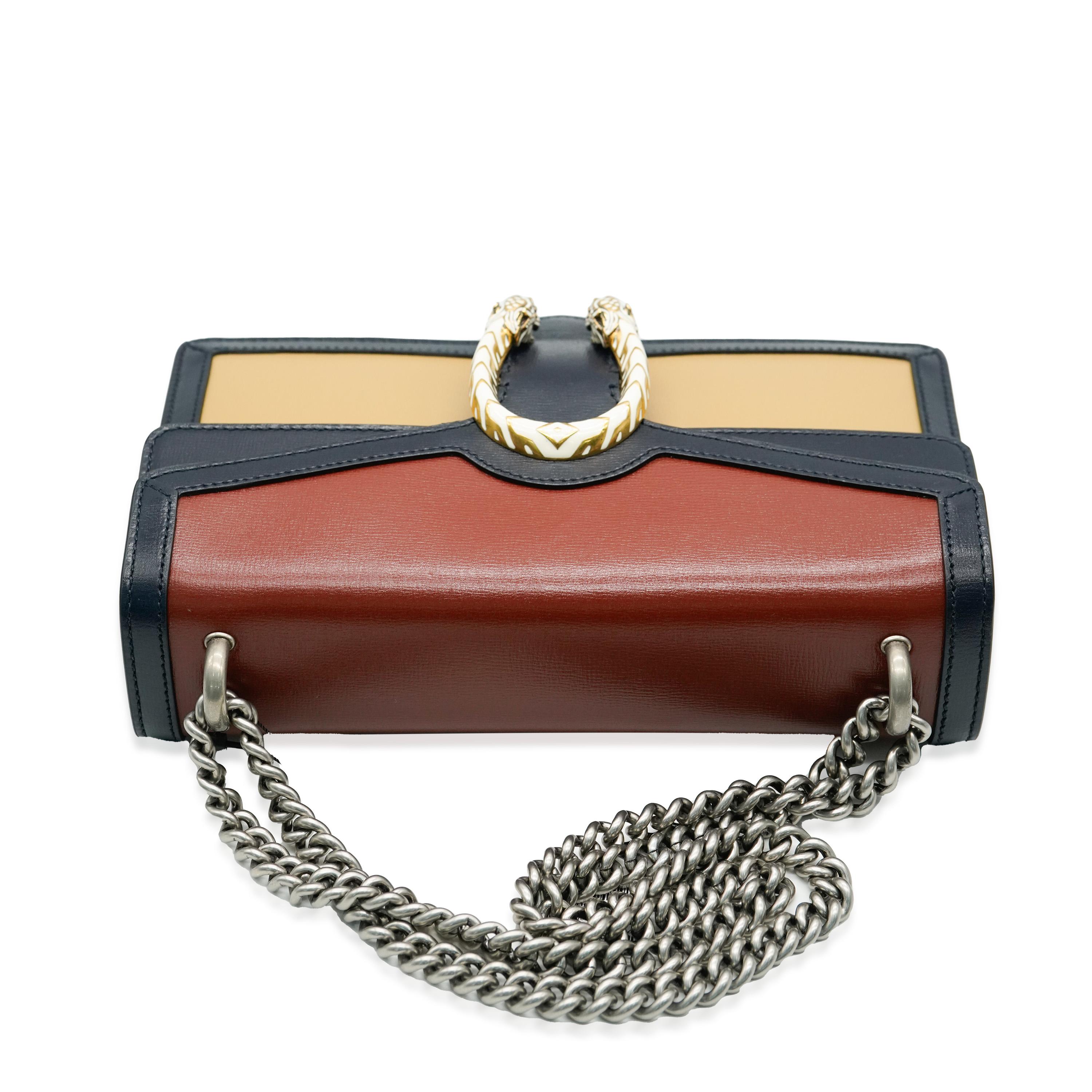 Women's or Men's Gucci Tri-Colour Leather Small Dionysus Bag For Sale