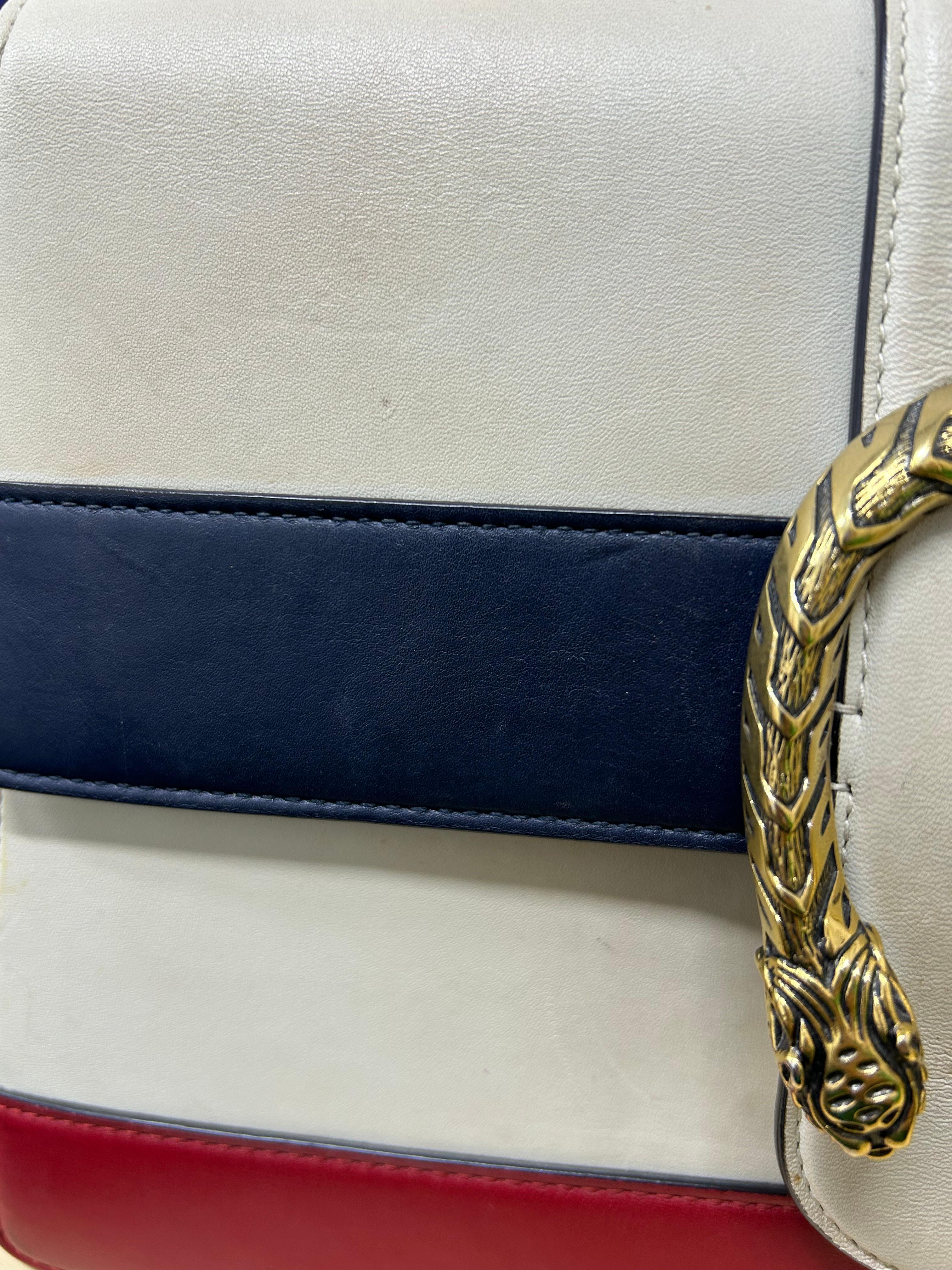Gucci Tricolor Dionysus Bamboo Top Handle Bag For Sale 12