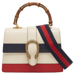 Gucci Tricolor Leather Medium Dionysus Bamboo Top Handle Bag