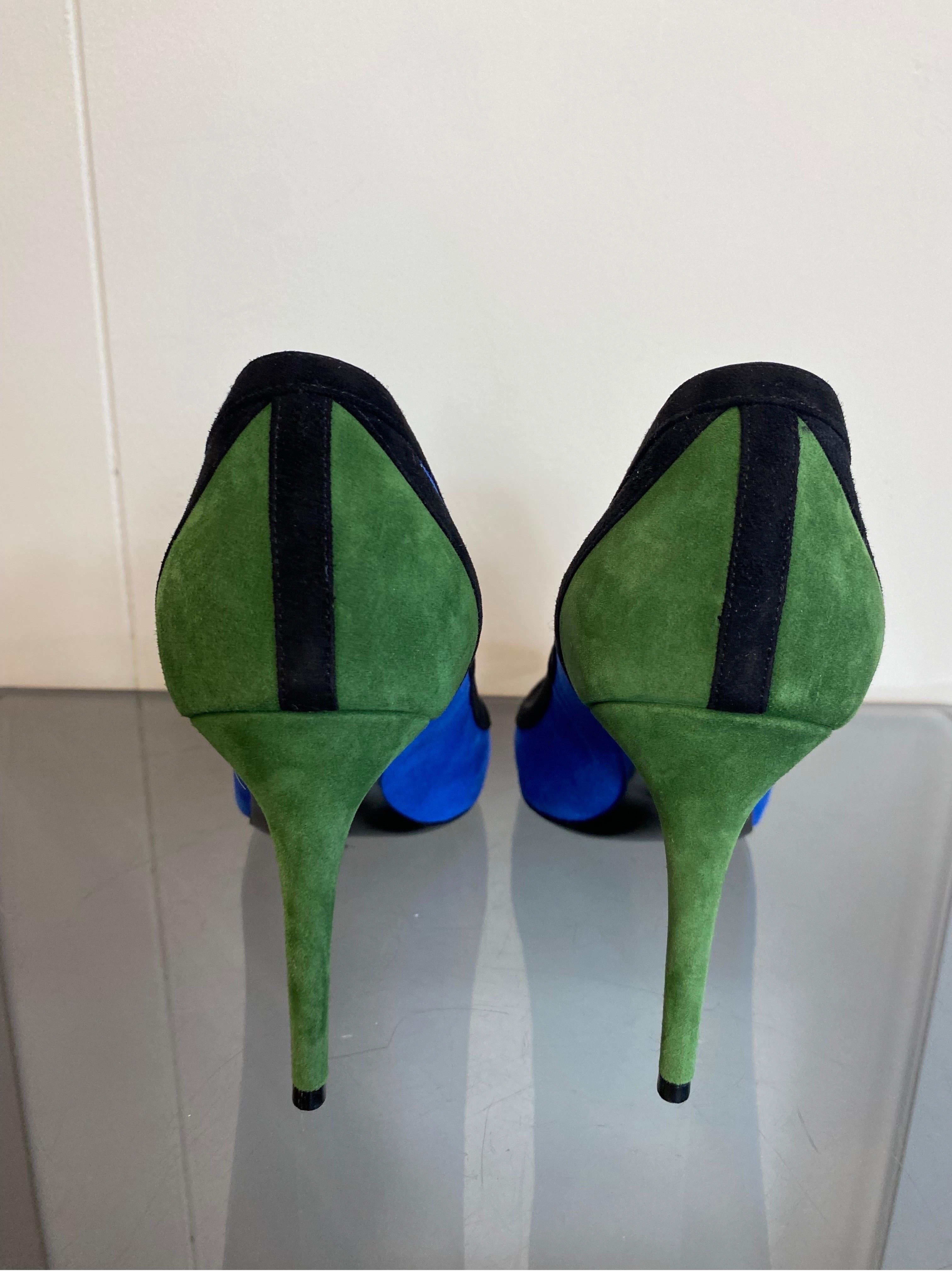 Women's or Men's Gucci tricolor Pumps décolleté in suede