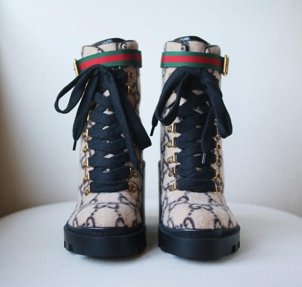 wool gucci boots